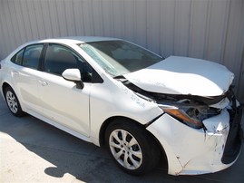 2020 Toyota Corolla LE White Sedan 1.8L AT #Z24672